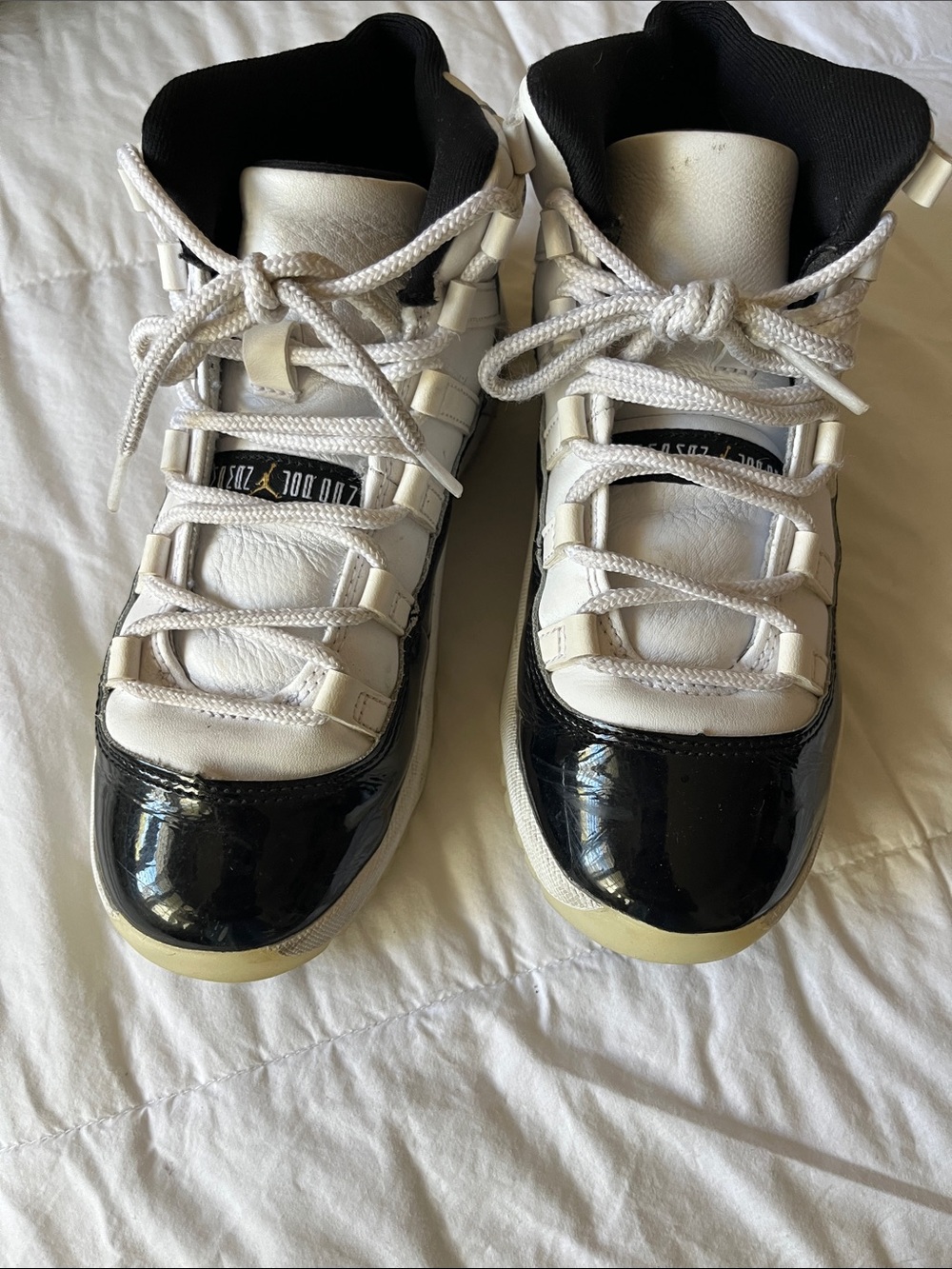 Nike Youth Black & White High-Top Sneakers for Kids